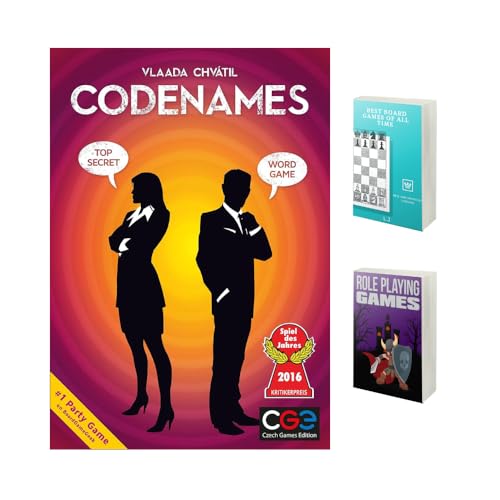 Codenamen-Spiel, aktualisiert, auf Englisch, Coole Party-Kartenspiele, Teenager, Jungen, Mädchen, Paare, lustiges Geschenk, Zwei bis acht Plus-Spieler, Combo, Zwei E-Books von Demacia