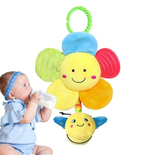 Crib Hangable Rasseln Spielzeug, Tierbett um Rasselspielzeug | Weiches hangierbares sensorisches Lernwagen Spielzeug | Komfortable von Generic