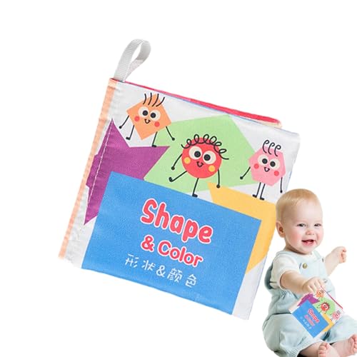 Crinkle-Bücher für Babys,sensorische Bücher für Babys | Animal Crinkle Soft Sensory Book für Babys,Stoffbücher mit Ton, sensorische Entwicklung für Babys in jungen Jahren von Generic