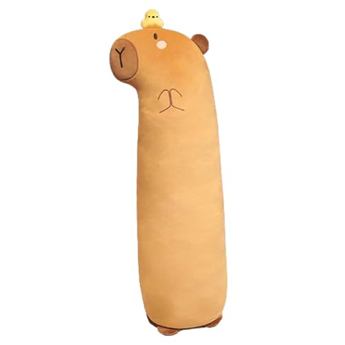 Cuddly Capybara – Spielzeug aus Plüsch, Körperkissen, Kissen für langes weiches Spielzeug | Capybara Form Soft Ferming Children's Room, eine perfekte für Reisen, Schlafen, Dekoration Cuddly Capybara – Spielzeug aus Plüsch, Körperkissen, Kissen für langes weiches Spielzeug | Capybara Form Soft Ferming Children's Room, eine perfekte für Reisen, Schlafen, Dekoration von Generic