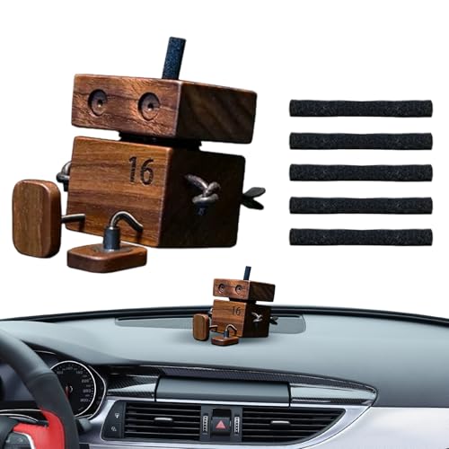 Dashboard -Puppe - Holz Tanzfigur, schüttelndes Auto Ornament | Elegante Bewegung aktivierte Neuheit Armaturenbrett Dekoration, Desktop Dekor Haus, Büros und Wohnzimmer mit Holz Frühlingsbasis Dashboard -Puppe - Holz Tanzfigur, schüttelndes Auto Ornament | Elegante Bewegung aktivierte Neuheit Armaturenbrett Dekoration, Desktop Dekor Haus, Büros und Wohnzimmer mit Holz Frühlingsbasis von Generic