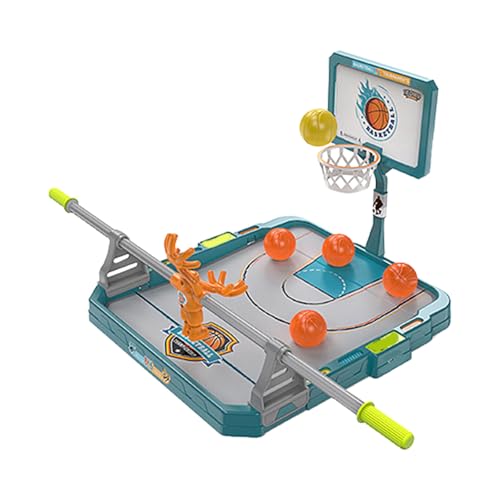 Dazzling Toys Mini-Basketball-Tischspiel, klassisches Sport-Miniatur-Tischspiel, Schießspaß, Aktivität, Kinderspielzeug SCg337 (Blue, 35.6X32X5.3CM) von Generic