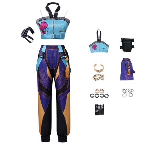 Demon Hunters Kostüm Cosplay-Sets mit Accessoires Halloween-Karneval-Party-Kostüm Demon Hunters Kostüm Cosplay-Sets mit Accessoires Halloween-Karneval-Party-Kostüm von Generic