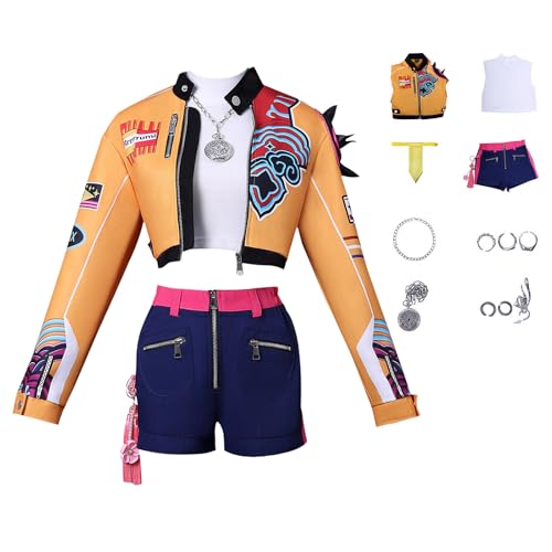 Demon Hunters Kostüm Cosplay-Sets mit Accessoires Halloween-Karneval-Party-Kostüm Demon Hunters Kostüm Cosplay-Sets mit Accessoires Halloween-Karneval-Party-Kostüm von Generic