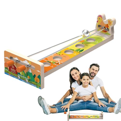 Desktop-Ballspiel, Tischballspiel, Holzpädagogische Brettspiele Familienbrettspiele, Einzigartiges Balance-Desktop-Ballspiel, interaktive Brettspiele für Kinder und Erwachsene von Generic