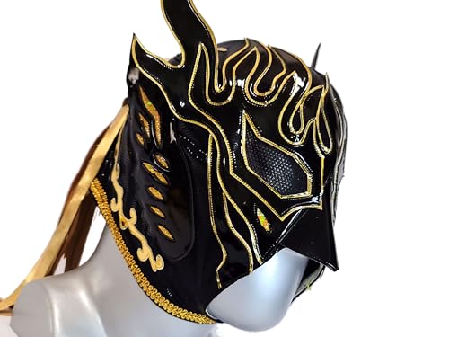 Generic Desperado Maske Wrestling Maske Kostüm Lucha Libre Maske Luchador Maske, groß, Schwarz von Generic