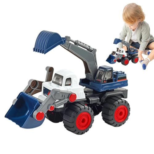 Digger Toys - Baggerspielzeug | Bulldozer -Spielzeug | Baumodell Bagger | Push and Go Indoor Outdoor -Spielfigur zum Geburtstag zum Spielplatz Wohnzimmer von Generic