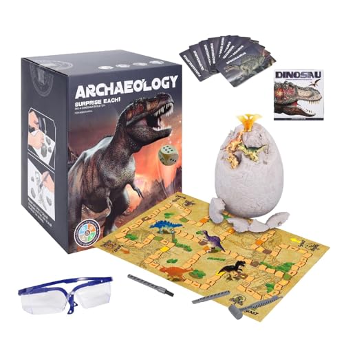 Dinosaurier-Ei-Ausgrabungs-Set, Dinosaurier-Ausgrabungs-Set | Dinosaurier-Eier Ausgrabung, fossile Dinosaurier-Eier, Entdecken Sie Egg Toys, Lernspielzeug, wissenschaftliches Experimentier-Set von Generic