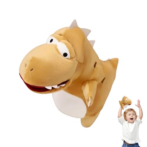 Dinosaurier-Handpuppe für Kinder,Dinosaurier-Handpuppe - Dinosaurier-Plüschtier | Puppet Story Toys, süße weiche Rollenspiel-Handpuppen, interaktives Lernspielzeug von Generic