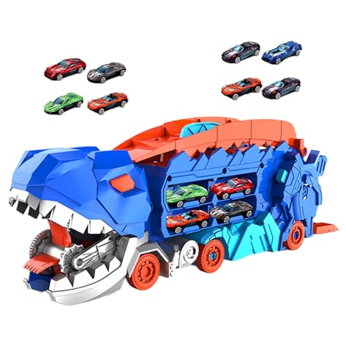 Dinosaurier LKW, Der Autos Frisst, Spielzeug Transport LKW Träger, Jungenspielzeug, Dinosaurier, Rutsche, Dinosaurier Auto, Fahrzeuge, Spiels, 12 Mini-Autos von Generic