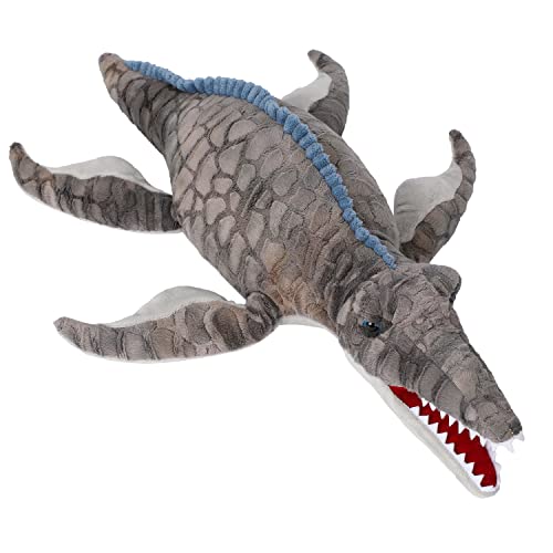 Dinosaurier-Plüschtier, Mosasaurus Stofftier-Überwurf, Plüschkissen, weich, grau, flauschig, Freund, Umarmungskissen – Geschenk für jedes Alter und jeden Anlass (g-0109) von Generic