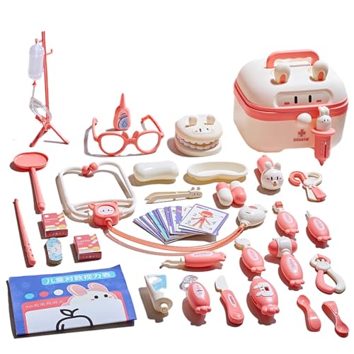 Doktor Spielzeug Set - Doktor Spielzeug Set Für Kinder, Doktor Spielset Für Kinder | Doktor Set Für Kinder Mit Kofferdesign, Multifunktionales Doktorset, G Set von Generic