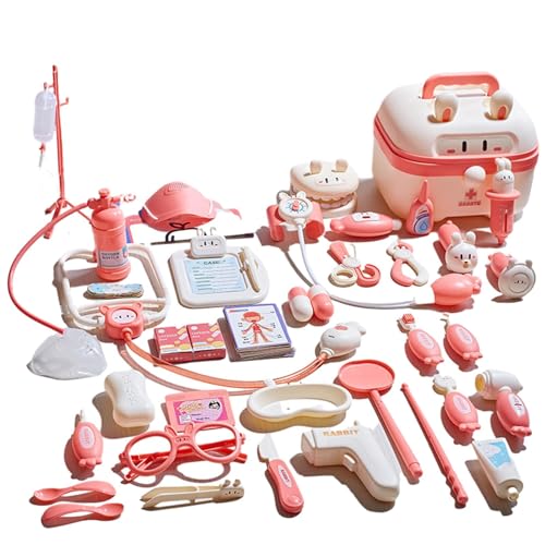 Doktor Spielzeug Set - Doktor Spielzeug Set Für Kinder, Doktor Spielset Für Kinder | Doktor Set Für Kinder Mit Kofferdesign, Multifunktionales Doktorset, G Set von Generic