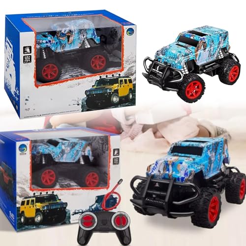 Doodle Drahtlose Fernbedienung Off Road Klettern Auto Für Kinder Racing Spielzeug Fahrzeug Zsh584 (Dark Blue, 14cm) von Generic