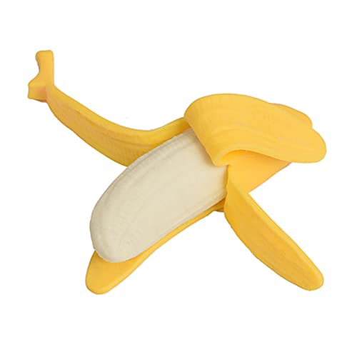 Generic Bananenspielzeug - Squeeze Toy für Kinder - Gelb - 1x Gepresste Banane von Generic