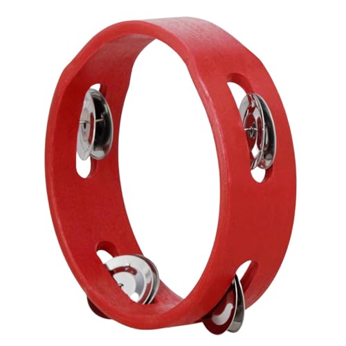 Drum Bell Tamburin, Tamburin für Kinder | Handgehaltener Tamburin Ring,Pädagogisches Handinstrument-Tamburin, 6 Zoll Metall Jingles Holz Tamburin für Kinder ab 3 Jahren Drum Bell Tamburin, Tamburin für Kinder | Handgehaltener Tamburin Ring,Pädagogisches Handinstrument-Tamburin, 6 Zoll Metall Jingles Holz Tamburin für Kinder ab 3 Jahren von Generic