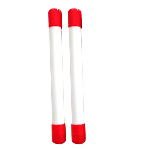 Drum Sticks, Einfach zu Verwenden 2 PCs Kids Drumsticks Hell Farbe Attraktiver Angenehmer Klang für Unterhaltung (Dick) von Generic