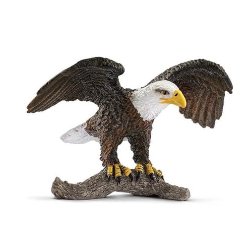 Eagle Toy Models – handbemalte Tierfigur, Tierkollektion, niedliches Lernspielzeug, kleine Modelle, Ornament, klassische Tierstatue, Geschenk für von Generic