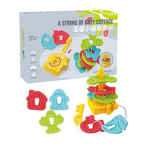 Einfädelspielzeug für Fädelspielzeug | Klassifizierungsspiel für Formen – Holzklötze zum Thema Obst, pädagogische Werkzeuge für Einfädelspielzeug für Fädelspielzeug | Klassifizierungsspiel für Formen – Holzklötze zum Thema Obst, pädagogische Werkzeuge für von Generic