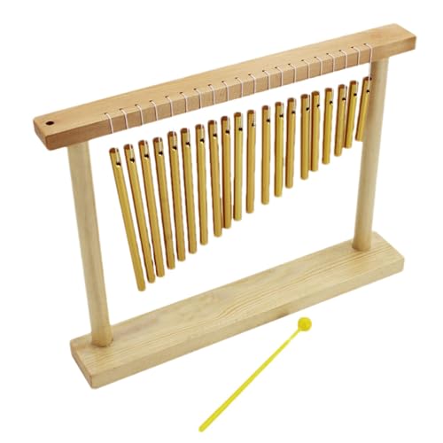 Einreihiges Stabglockenspiel, Glockenspiel-Musik-Schlaginstrument | Einreihiges Windspiel-Schlaginstrument mit Schlägel,Einreihiges Bar Chimes Schlaginstrument, Schlaginstrument für Kinder von Generic