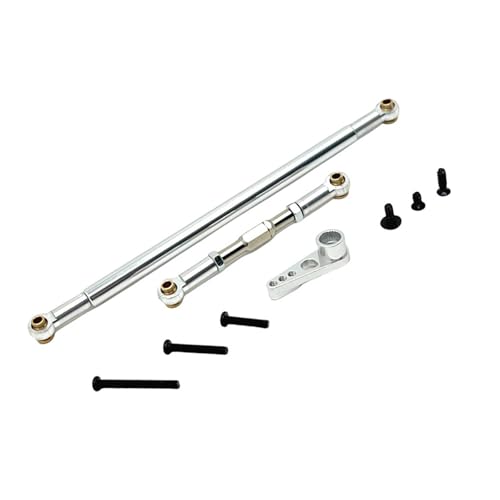 Einstellbare Lenkgestänge Zugstange und Servoarm zu installieren für MN86, Silber Einstellbare Lenkgestänge Zugstange und Servoarm zu installieren für MN86, Silber von HuadaXtai