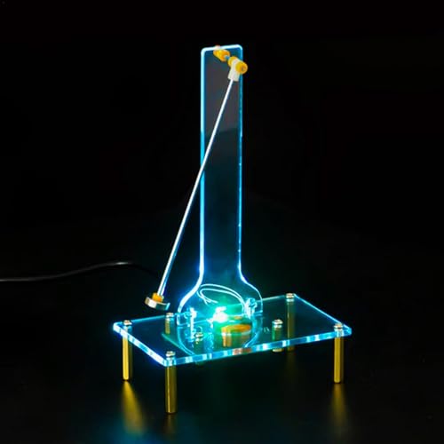 Elektromagnetische Schaukel, Elektromagnetische Wellen-Wissenschaftskit, Elektromagnetisches Experimentierkit - RGB-LED-Licht, Lötprojektkit, Elektronischer Oszillator, von Generic