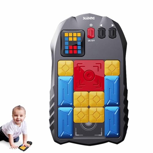 Elektronische Denkspiele, Super Slide Puzzle-Spiel - Games Sliding Block Puzzle Slider-Spiel - Electric Brain Puzzles Slider-Spiel über 500 Levels für Kinder, Teenager, Mädchen, von Generic