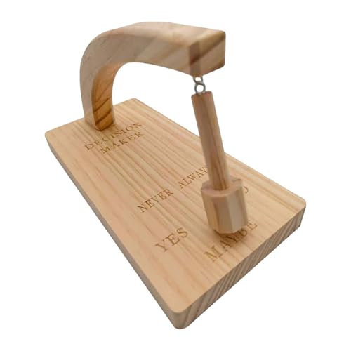 Entscheidungspendel | Pendel Aus Holz | Schreibtisch-Tischspielspielzeug | Kreativer Magnetischer Entscheidungshelfer Für Frauen, Männer, Jungens, Mädchen, Chefs Entscheidungspendel | Pendel Aus Holz | Schreibtisch-Tischspielspielzeug | Kreativer Magnetischer Entscheidungshelfer Für Frauen, Männer, Jungens, Mädchen, Chefs von Generic