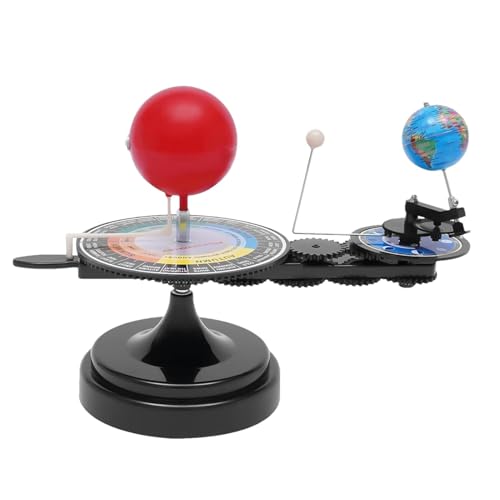 Erde-Mond-Sonne-Orbit-Kit – Astronomie-Lehrmodell, stabile Basis, Lernspielzeug | Dreikugeliges Sonnensystem-Modellbausatz-Spielzeug, Stammlern-Orbitalmodell für Kleinkinder, Mädchen, Studente von Generic