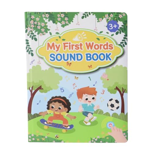 Erste Englische Wörter Buch Sound - Interaktives Sprechendes Buch, Vokabular -Lerngerät | Bildungslesehilfsmittel Kreatives Studienwerkzeug Helle Seiten Einbeziehen Stil Ideal Für Kinder Mädchen Junge Erste Englische Wörter Buch Sound - Interaktives Sprechendes Buch, Vokabular -Lerngerät | Bildungslesehilfsmittel Kreatives Studienwerkzeug Helle Seiten Einbeziehen Stil Ideal Für Kinder Mädchen Junge von Generic