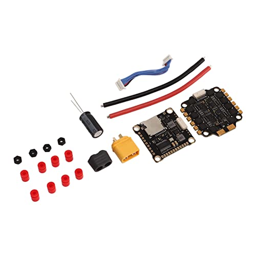 F4 V3S Plus Flight Controller, 45 A 4-in-1 Bürstenloser ESC-Fly-Tower-Stack, Industriequalität, Digitales Drosselklappen-Anti-Jamming, für UAV-RC-Flugzeuge von Generic