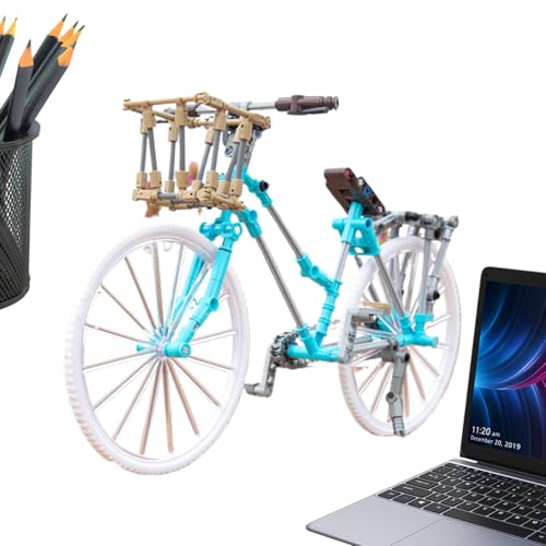 Fahrrad-Bausteine – Fahrrad-Modellbausatz zum Ausstellen | Mini-Bausatz für Erwachsene, kreatives Familienprojekt, Lernspielzeug, DIY-Hobbygeschenk, Architekturspielzeug für Fans jeden Alters Fahrrad-Bausteine – Fahrrad-Modellbausatz zum Ausstellen | Mini-Bausatz für Erwachsene, kreatives Familienprojekt, Lernspielzeug, DIY-Hobbygeschenk, Architekturspielzeug für Fans jeden Alters von Generic