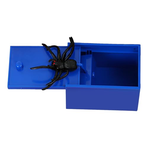 Fake Spider - Spider Prank Box | Gruseliges Spinnenspielzeug | Gruseliges Bewegliches Spinnenspielzeug | Interaktive Gruselige Lustige Streiche | Neuartiges Streichset Für Einfache Vergnügungen von Generic