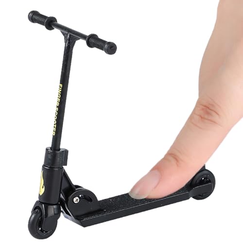 Faltbarer Tretroller,Fingerscooter - Winziges Trick-Scooter-Spielzeug Mit 2 Rädern | Fingerspitzenbewegung, Lernspielzeug, Lustiges Fingerbrettzubehör, Rutschfester Griff, Verbessert von Generic