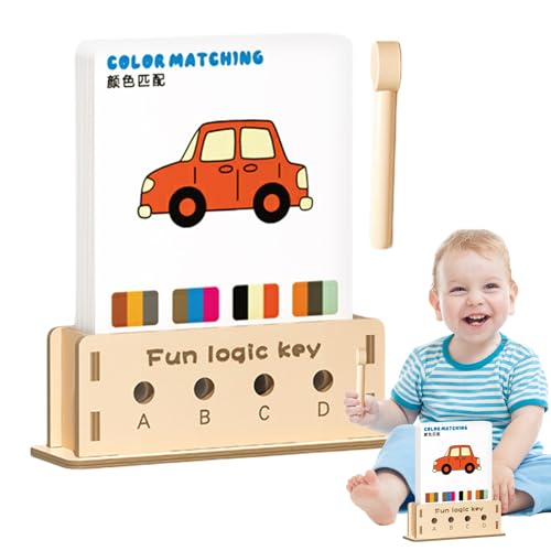 Farben-Matching-Spiel – Lernpuzzle für Kinder – pädagogische Aktivität für Kinder ab 4 Jahren, verwendbar zu Hause, Schule, Reisen, Kindergarten, Vorschule und Klassenzimmer Farben-Matching-Spiel – Lernpuzzle für Kinder – pädagogische Aktivität für Kinder ab 4 Jahren, verwendbar zu Hause, Schule, Reisen, Kindergarten, Vorschule und Klassenzimmer von Generic