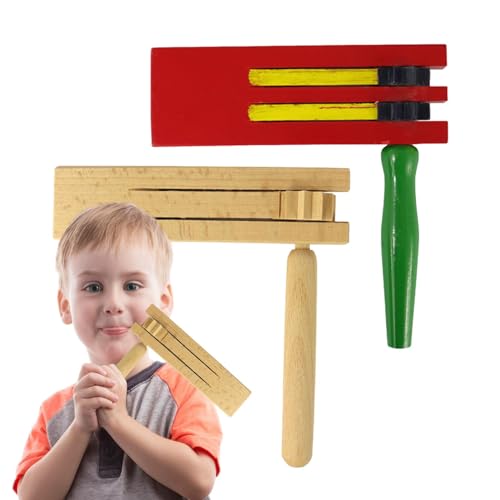 Federknarre aus Holz, Musikinstrument mit Ratsche | Traditionelles Musik-Ratschenspielzeug für Schlaginstrumente, Mexikanisches Rasselspielzeug mit Geräusch, exquisit p Federknarre aus Holz, Musikinstrument mit Ratsche | Traditionelles Musik-Ratschenspielzeug für Schlaginstrumente, Mexikanisches Rasselspielzeug mit Geräusch, exquisit p von Generic