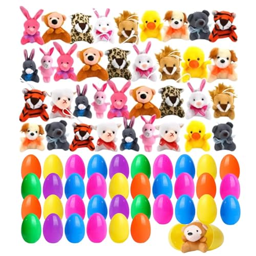 Feosphes Tiereier - Rilleres Of Easter Premium, Bunte Christ Chattrecorative Eier | Gestopfte Weiche Puppe Mit Niedlichen gefüllten Tieren, Entzückend Plus Spielzeug Für Kleine Kinder Feosphes Tiereier - Rilleres Of Easter Premium, Bunte Christ Chattrecorative Eier | Gestopfte Weiche Puppe Mit Niedlichen gefüllten Tieren, Entzückend Plus Spielzeug Für Kleine Kinder von Generic