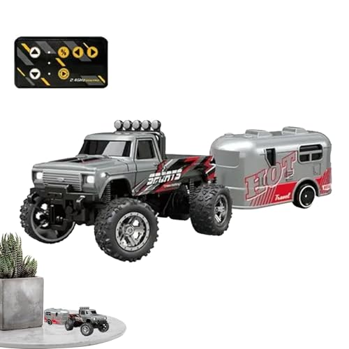 Ferngesteuertes LKW-Spielzeug, ferngesteuerte LKW für | Kleines Rennauto für den Innenbereich | 2,4 GHz Offroad Raupenfahrzeuge, RC Wiederaufladbare LKW Spielzeuge mit , s von Generic