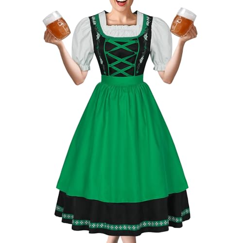 Festival-Kostüme für Frauen, Karnevalskostüme für Damen - Schönes Festivalkostüm für Frauen, Festival-Outfit für Frauen | Festival-Kostüm für Damen | Atmungsaktives Bierkarneval-Outfit für von Generic