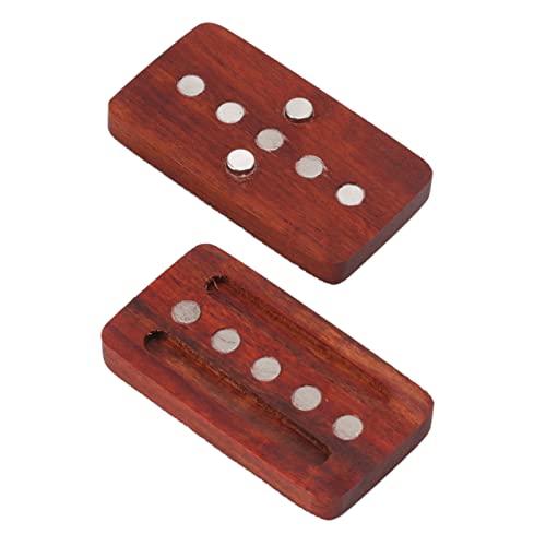 Fidget Slider aus Rotem Sandelholz, Stressabbau, Graviertes Spielzeug für Büro und Reisen, Hand-Fidget-Slider für Jugendliche, 1 Fidget-Slider für die Geschenksammlung von Generic