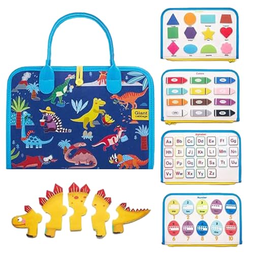 Filzbretter, Aktivitätsbuch für Kleinkinder, sensorisches Buch aus Filz, Vorschulaktivitäten, pädagogisches Puzzle für Kinder, , Mädchen, sensorisches Reisespielzeug Filzbretter, Aktivitätsbuch für Kleinkinder, sensorisches Buch aus Filz, Vorschulaktivitäten, pädagogisches Puzzle für Kinder, , Mädchen, sensorisches Reisespielzeug von Generic