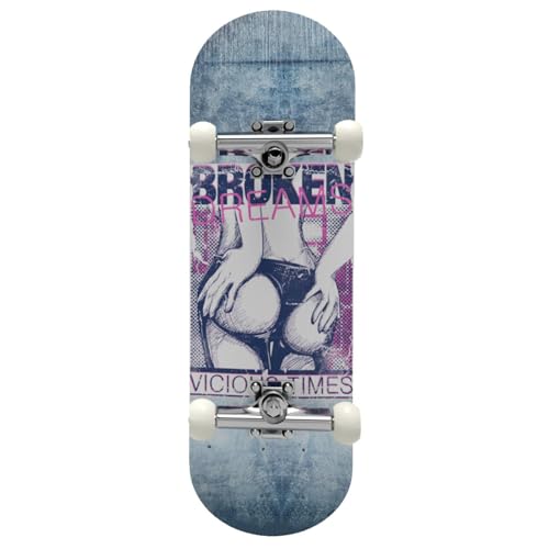 Finger-Skateboard – Miniatur-Skateboard, Finger-Scooter-Spielzeug mit 5-lagigem Ahornholzdeck, Finger-Scooter, Fingerboard-Skateboard, interaktives Fingerspielzeug für Skateboarder, erstellen Sie eine von Generic