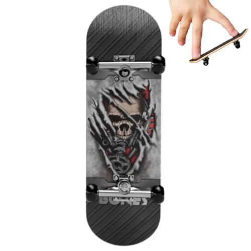 Finger-Skateboard – Miniatur-Skateboard, Finger-Scooter-Spielzeug mit 5-lagigem Ahornholzdeck, Finger-Scooter, Fingerboard-Skateboard, interaktives Fingerspielzeug für Skateboarder, erstellen Sie eine von Generic