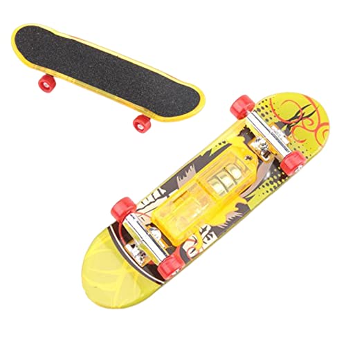 Finger-Skateboards – Finger-Rollenspielzeug mit matter Textur, die winzig leuchtet, Sporttrainingszubehör für die Fingerspitze von Generic