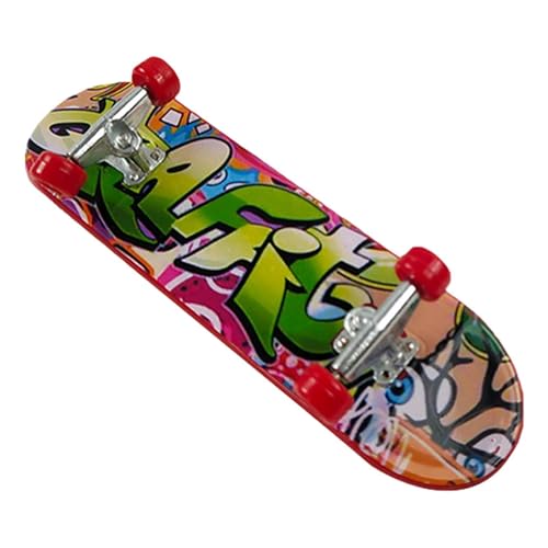 Finger-Skateboards für Kinder – Mini-Fingerbrett-Spielzeug-Set | Interaktive Fingerspitzen-Skateboards, sensorische Skatedecks für und Mädchen ab 3 Jahren, lustiges Taschen-Skateboard-Spielset von Generic