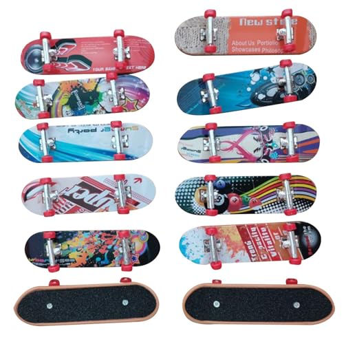 Fingerbretter für – Minii Skateboards für | Fingerspielzeug, Skateboards, Geschenk für Skate-Liebhaber, Finger, Skater, Party, Favoriten, zufälliger Stil von Generic