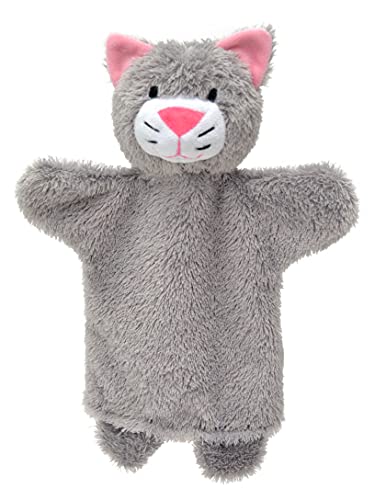 Fingerpuppe Plüsh Tierhandpuppe Handpuppe Handspielpuppe Katze 27 cm Zoo Farm Cartoon Tierfigur theatrepuppe Handspielpuppe für Kinder Baby Jungen Mädchen von Generic