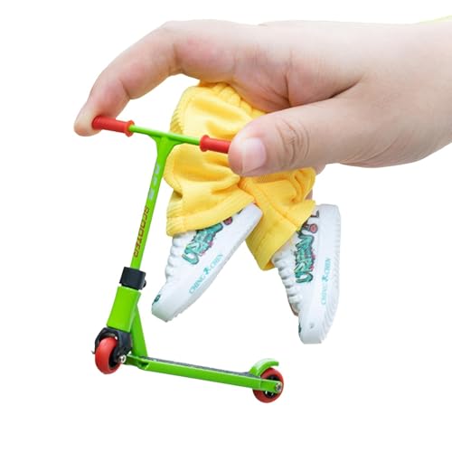 Fingerspielzeug-Skateboards – Finger-Scooter, Fingerhosen, Schuhe, Komplettes Fingerspielzeug-Set | Fingerboard-Zubehör, Finger-Scooter-Set, Interaktives, Abnehmbares Fingerspielzeug Für Bewegung, Par von Generic