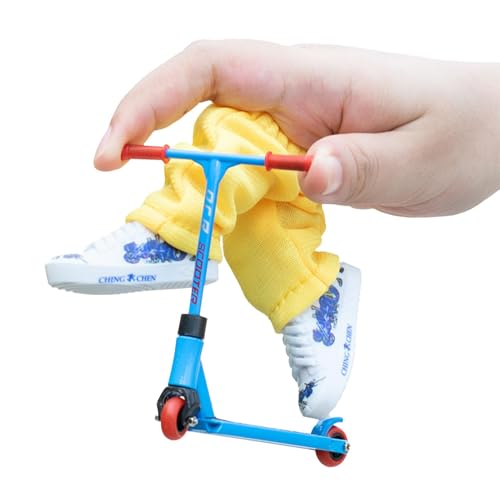 Fingerspielzeug-Skateboards – Finger-Scooter, Fingerhosen, Schuhe, Komplettes Fingerspielzeug-Set | Fingerboard-Zubehör, Finger-Scooter-Set, Interaktives, Abnehmbares Fingerspielzeug Für Bewegung, Par von Generic