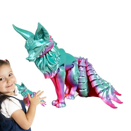 Flexibles Drucker-Spielzeug, Spielzeug zum Stressabbau mit Schwänzen, mehrere Gelenkfiguren, Fox Fidget-Spielzeug, bewegliches Spielzeug für Erwachsene Flexibles Drucker-Spielzeug, Spielzeug zum Stressabbau mit Schwänzen, mehrere Gelenkfiguren, Fox Fidget-Spielzeug, bewegliches Spielzeug für Erwachsene von Generic